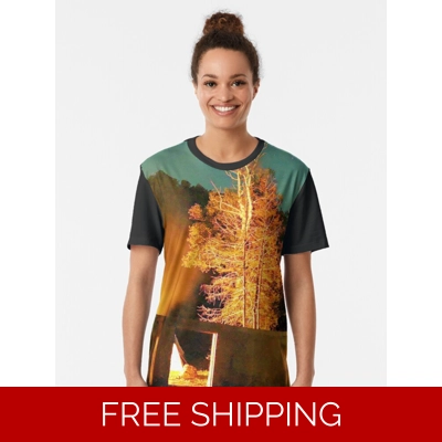 Le Studio Graphic T-Shirt Fire in the Sky at Le Studio 2019